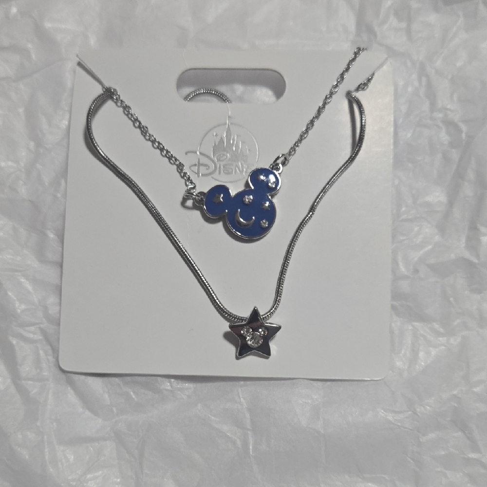 Disney Parks Mickey Mouse Sorcerer Fantasia Necklace New With Tag